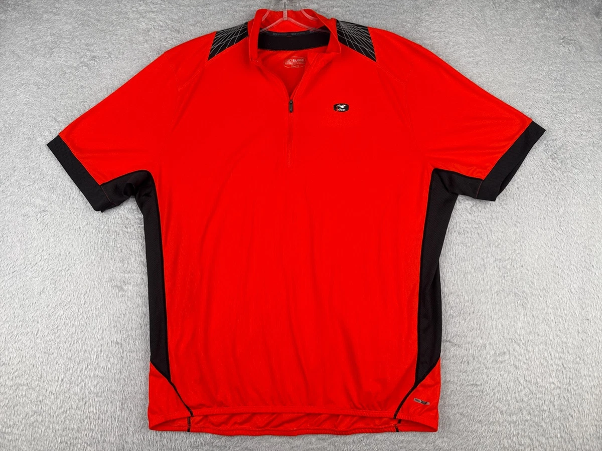 Maillot Cyclisme Sugoi Homme - Rouge/noir/blanc - Taille XL - Demi-zippé