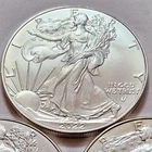 1 Troy Oz Bullion Round • .999 Fine Silver • American Eagle Design