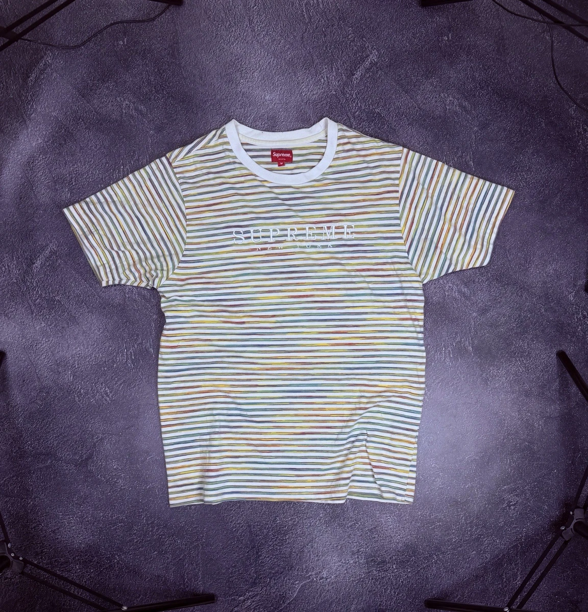 Supreme Short Sleeve Striped T-Shirts for Men | eBay