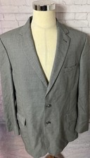 Jos A Bank Signature Collection Houndstooth 100 Wool Sport Coat 46L