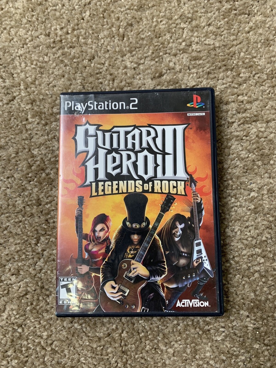 Guitar Hero III 3 Legends of Rock Sony PlayStation 2 PS2 PAL Video