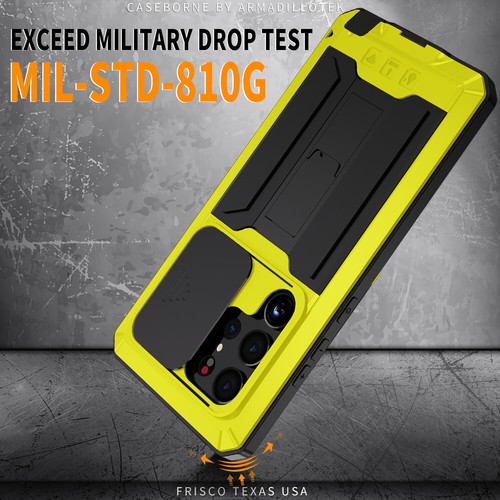 Étui métal Gorilla pour Samsung S23 Ultra S23 Plus S23 avec protection d'objectif lourd - Photo 51 sur 52