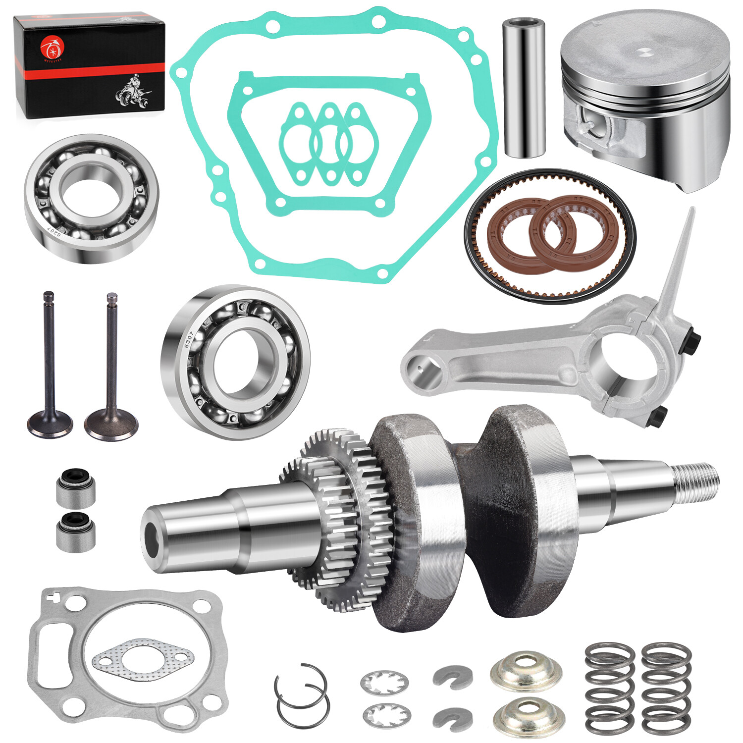 Crankshaft Connecting Rod Standard Piston Valve For Yamaha G21 G22 G27 G28 YDRA