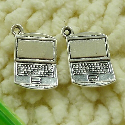 111 Pcs Tibetan Silver Computer Charms Pendant 22X14MM S3435 DIY Jewelry Making - Picture 5 of 6