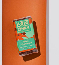 Keto snacks: Keto Bars Chocolate mint 10 pack low carb 3 net carbs 