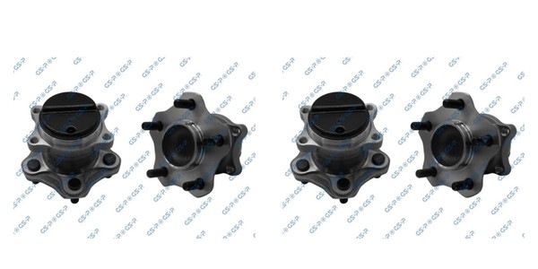 GSP 2X Radnabe Radlagersatz Hinterachse FüR Nissan Juke Leaf F15 ZE0-image