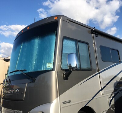 RV SUNSHADE FOR WINDSHIELD FOR 'EXTREME' SUN PROTECTION  DOUBLE THICKNESS
