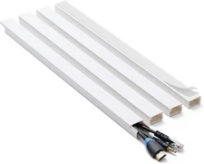 Cord Hider, 58In Cable Hider, Cord Covers for Wires on Wall, Paintable Cable Cov