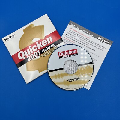 Intuit Quicken Deluxe 2001 for Windows '95/'98/NT4/'00