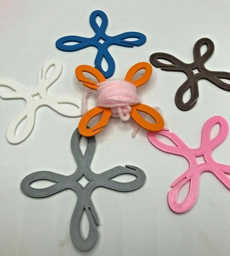 Yarn Bobbins - Yarn Winder / Holder - Set of 6 Yarn Bobbins for Weave Winding - Picture 5 of 8