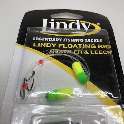 Lindy Floating Rig Crawler And Leech Hook Fishing Outdoor