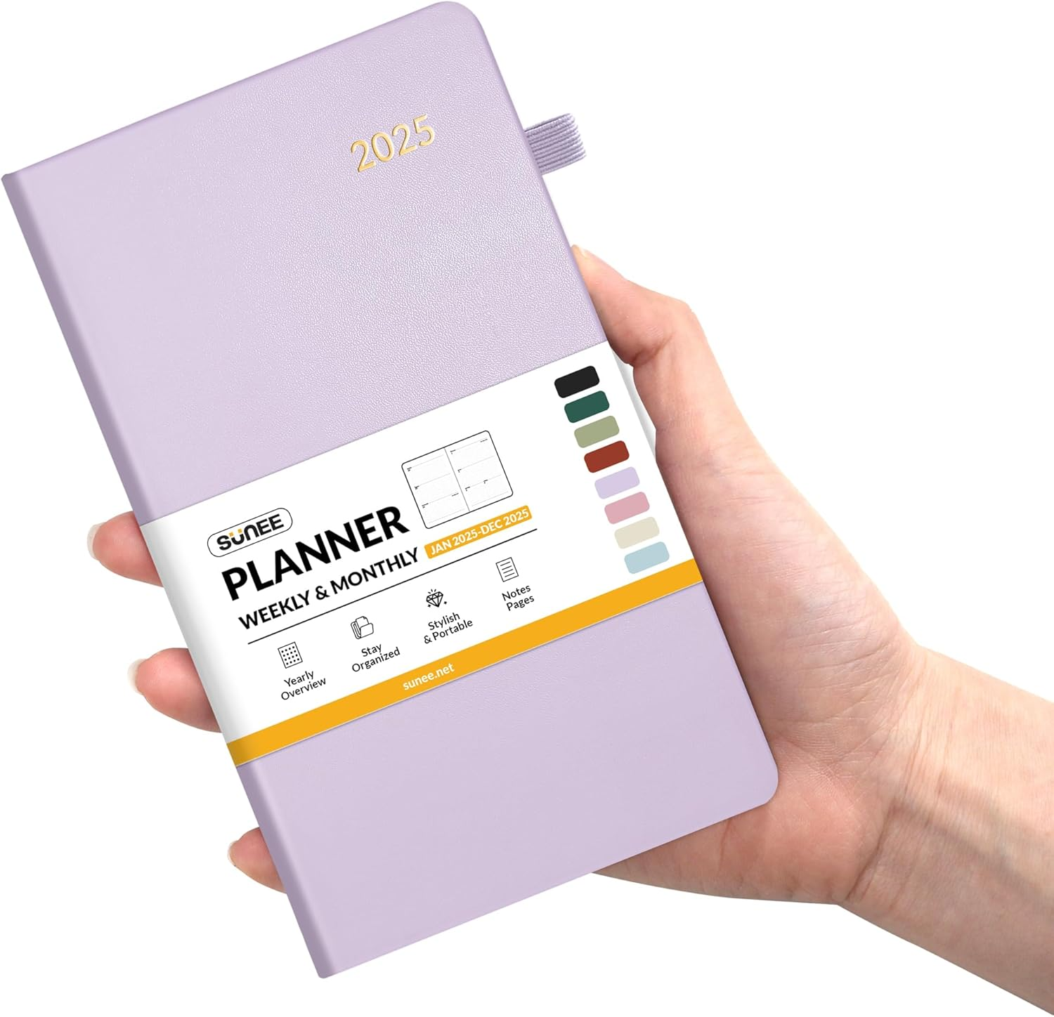 2025 Pocket Weekly Planner for Purse 3.5