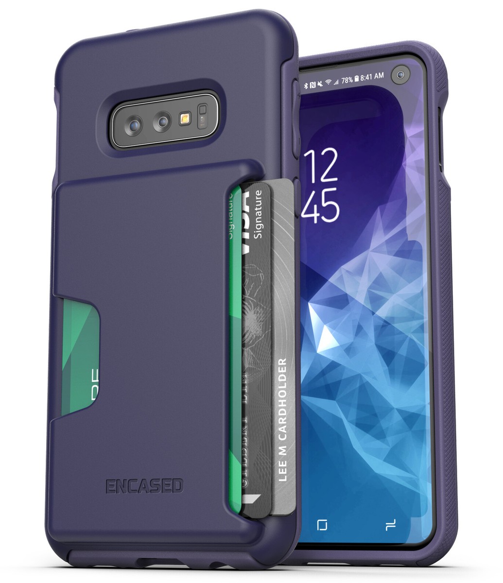 For Samsung Galaxy S10e Wallet Case Slim Credit Card ID Holder