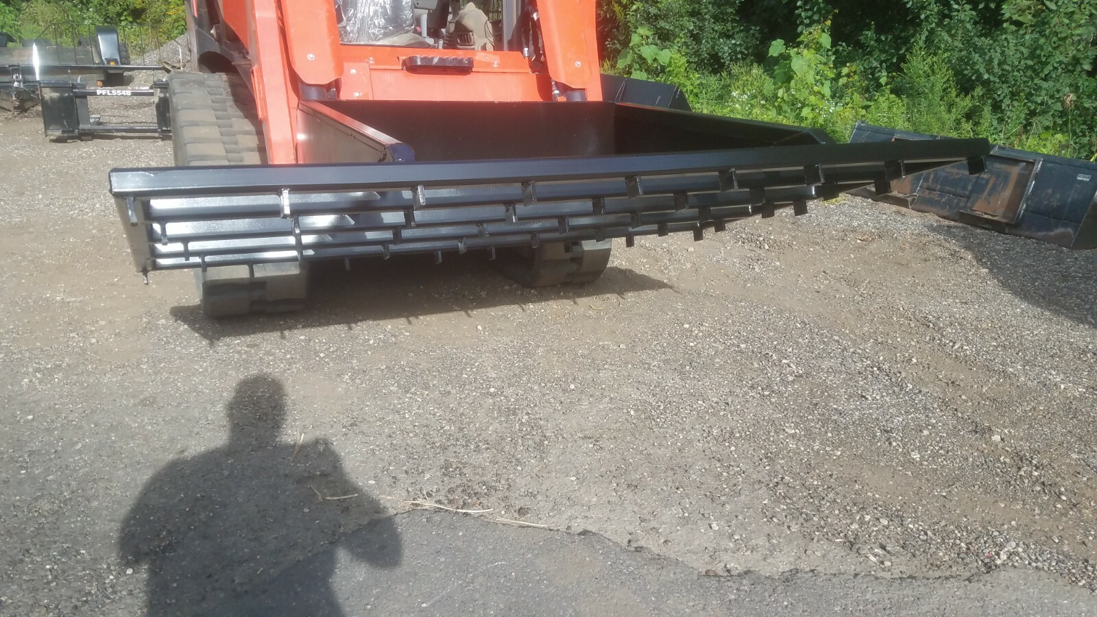 Skid Steer Landscape dirt Rake scrapper land plane | eBay