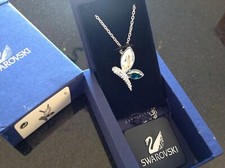 swarovski butterfly pendant necklace