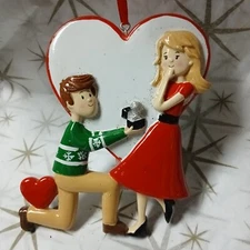 Proposal Engagement Personalize Your Own Christmas Tree Ornament