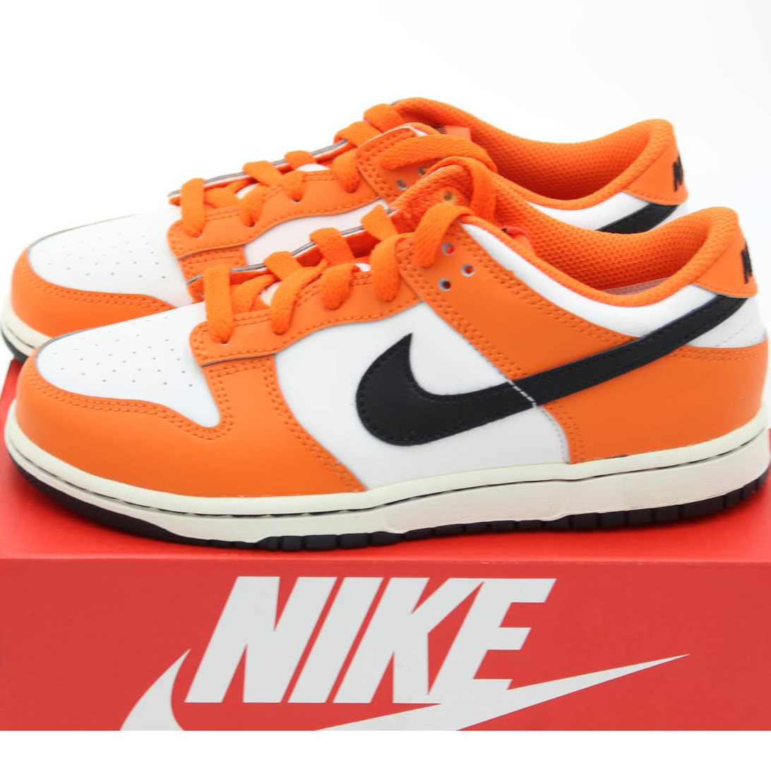 Nike Dunk Low White Orange Patent