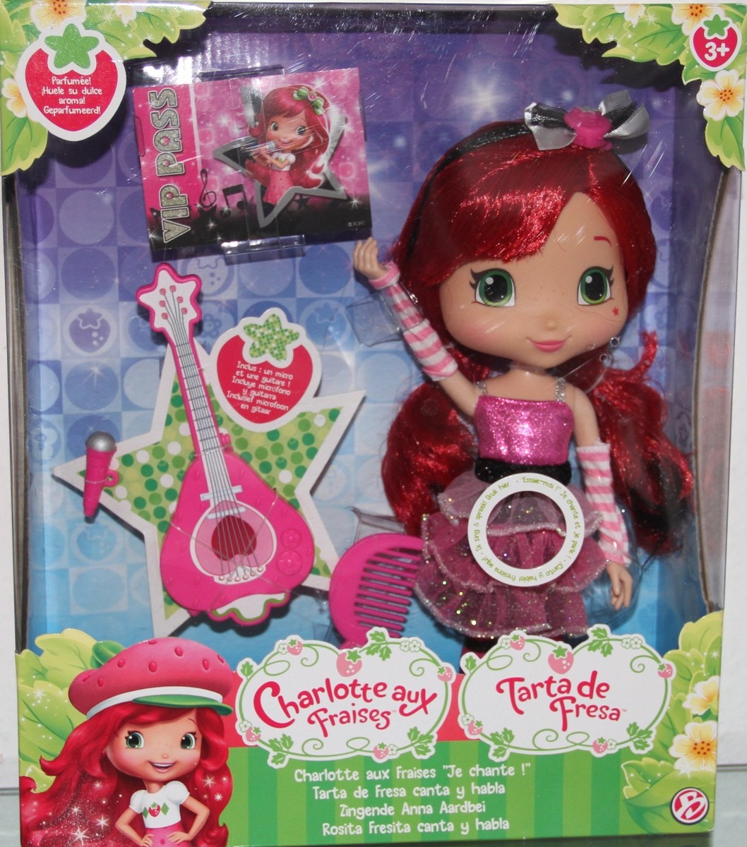 Modepuppe Für Kinder Ab 3 Strawberry Shortcake / Emily Erdbeer Puppe - Neu  \u0026 Süß Für Kleine Fans Ab 3 Jahren Emily Erdbeer Charlotte Aux Fraises Puppe  The Bridge Direct, image size:1058x1200