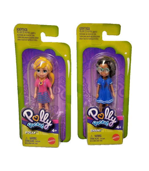 Polly Pocket 2Er Set - Figur - Shani + Polly - Neu Ovp #-image