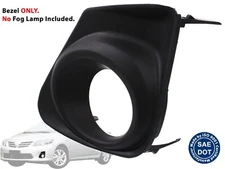 2011 2012 2013 Toyota Corolla Bumper Fog Light Bezel Driver Left Side TO1038139