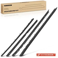 A-Premium 4x Window Sweep Weatherstrip Felt Seal Kit for Chevy Corvette 90-96