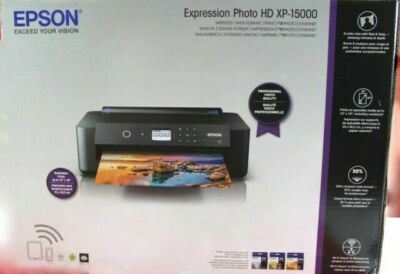 New Epson Expression Photo HD XP-15000 Wireless Wide-format Color Inkjet Printer