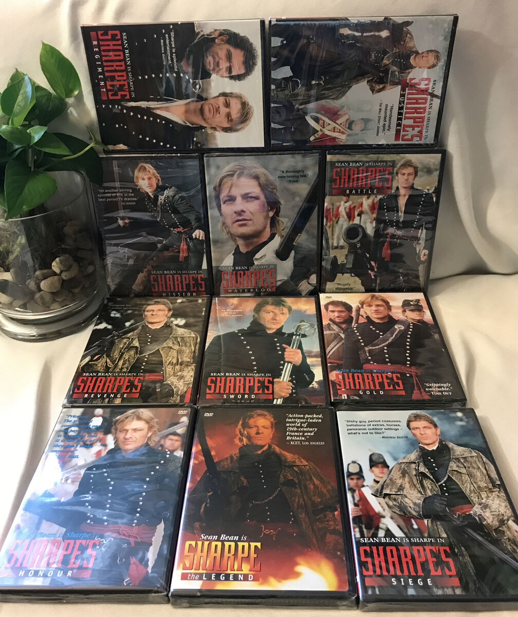 Sharpe's By Sean Bean 14 DVD Collection-Please See Descriptions. Sharpe's By Sean Bean 14 DVD Collection-Please See Descriptions.