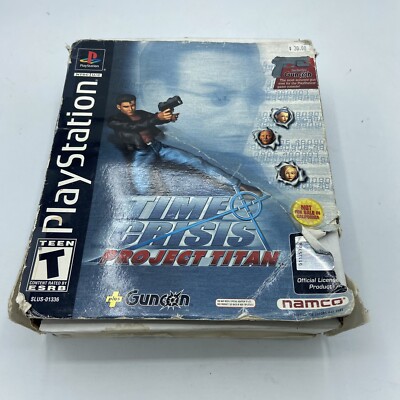 Time Crisis Project Titan PS1 + Guncon – Complet – PAL – Très Bon état