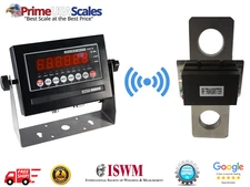 Prime OP-927W Tension Wireless Crane Scale 5,000 lb x 1 lb 2 Yr Warranty
