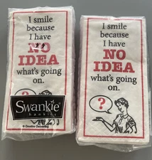 Swankie Hankie I Smile Because I Have No Idea What’s Going On Tissues 2 Packs