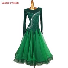 Ballroom Dance Dress Skirt Waltz Dancing Adult Child Performance Clothing