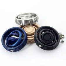 New Metal Gyroscope Toy Stainless Steel Hand Fidget Stress Relief Focus Toy Gyro
