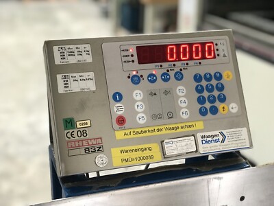 Rhewa 83Z Zählwaage Waage wiegen zählen bizerba Tischwagen Platformwaage Wäge