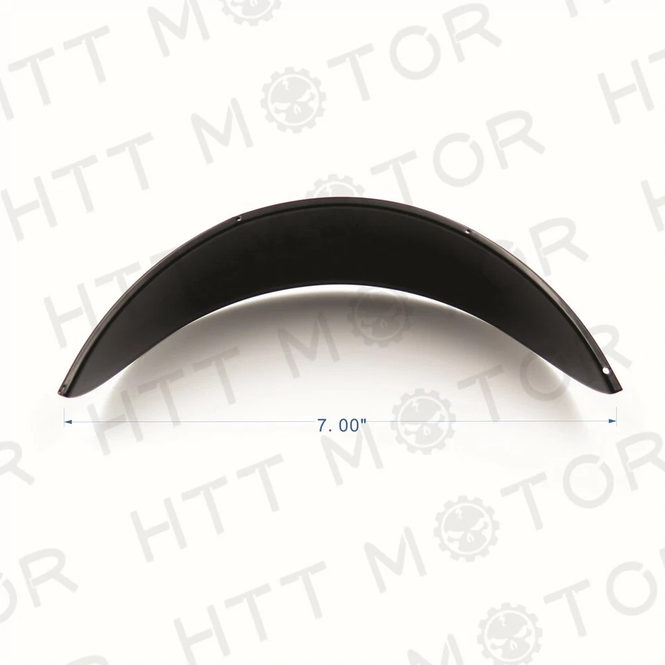 NUEVO Harley BLAKC 7" FARO VISERA RESISTENTE GRUESO Para Harley XL XLH FXR FX Foto 4 de 4