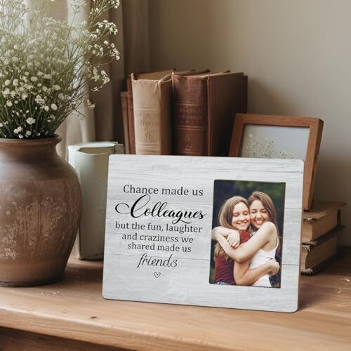 Chance Made Us Colleagues Picture Frame 4x6, Gifts for Colleagues, Coworker - Picture 4 of 8