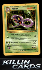 Arbok 31/62 Pokemon Uncommon Fossil Card LP
