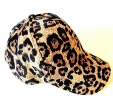 Leopard - Animal Print Woman Baseball Cap Hat - NWOT Excellent Condition