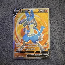 lucario v pokemon card value - 027/073 Commemorate your favorite tabletop game with this Lucario V 2022 Pokemon Sword Pokemon Card Game Sword &