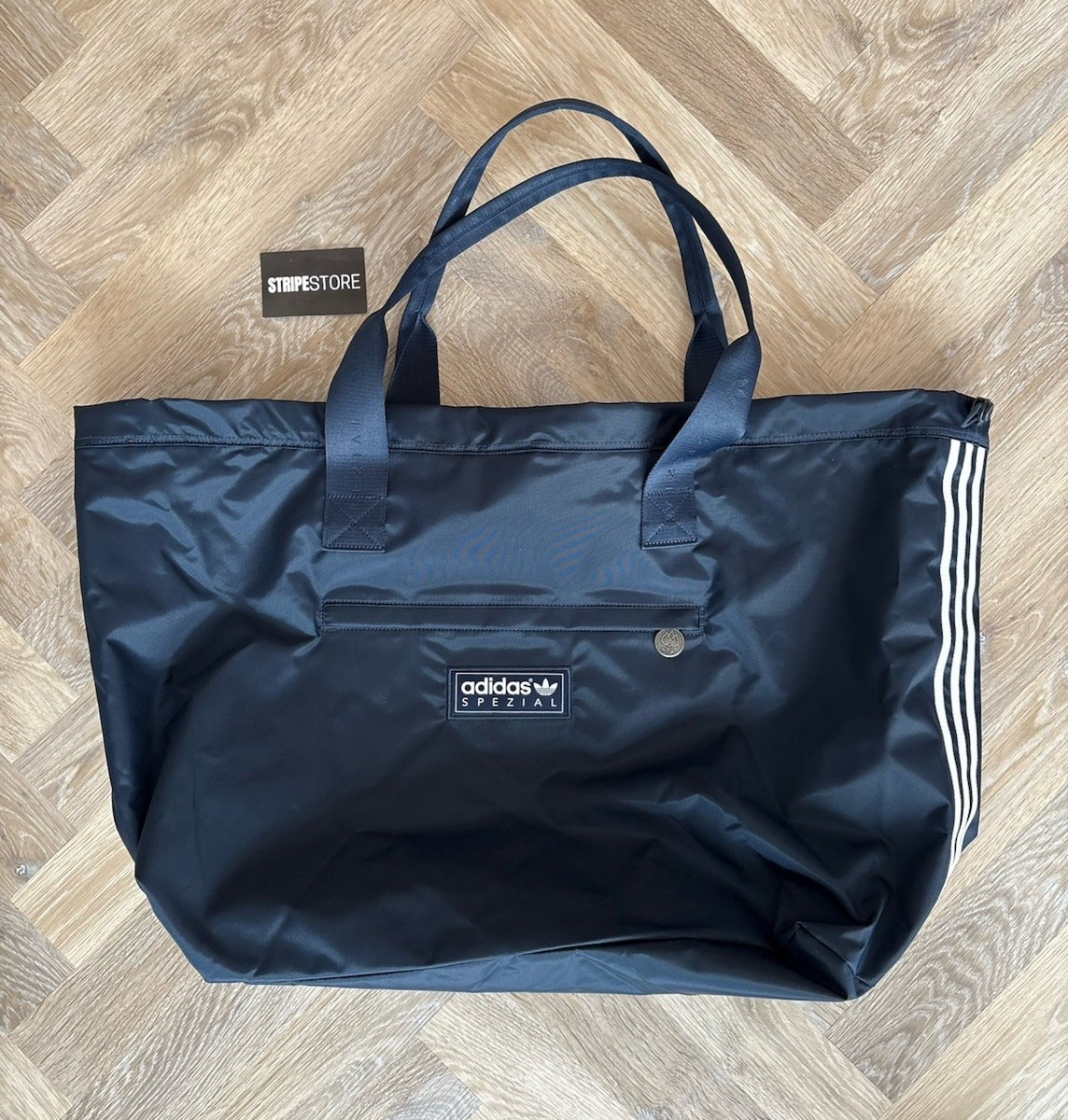 ADIDAS SPZL ST10 BAG SS25 SPEZIAL JP3240 NAVY BLUE ZIP HOLD-ALL