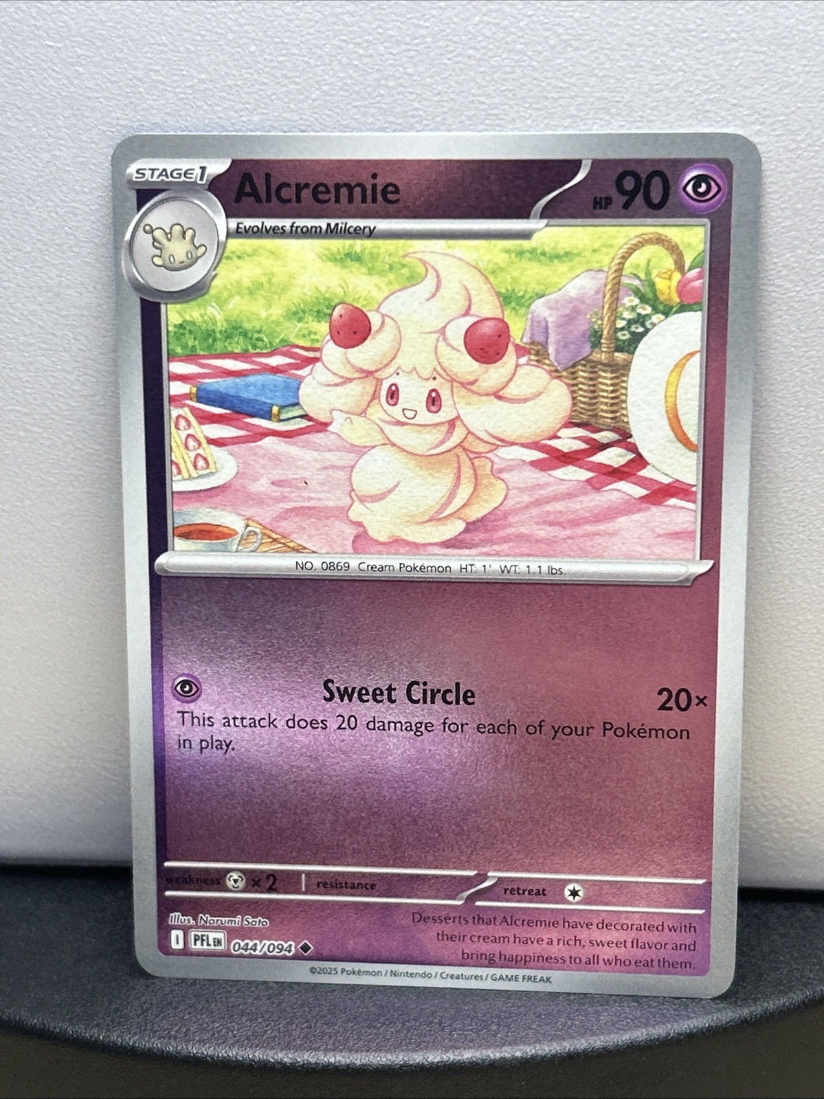 Alcremie 044/094 Me02: Phantasmal Flames Reverse Holo