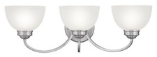 Livex Lighting 4233-91 Somerset Bathroom Vanity Light Brushed Nickel