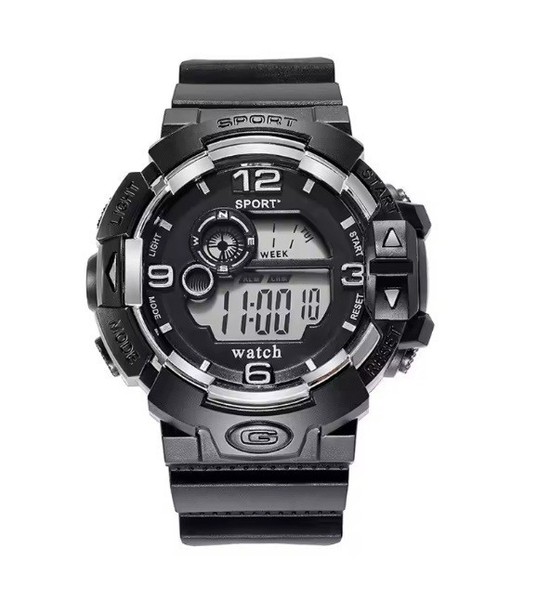 Reloj digital deportivo luminoso