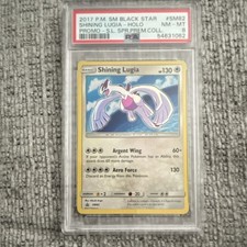 Pokémon Shining Lugia SM82 Black Star Promo Holo PSA 8 SM Black Star