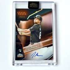 JAKOB MARSEE 2026 Topps Chrome Black Auto Orange Refractor /25 Rookie