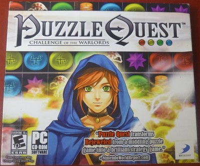 Video Game PC Puzzle Quest Challenge of the Warlords 2007 NEW SEALED Jewel