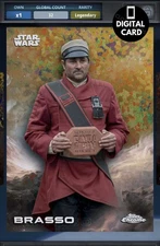 BRASSO GOLD MINI DIAMOND - TOPPS CHROME 25 LEGENDARY Star Wars Card Trader