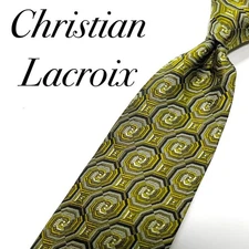 Christian Lacroix Necktie Pattern Near Mint Luxury High-Quality Pre-Owned K