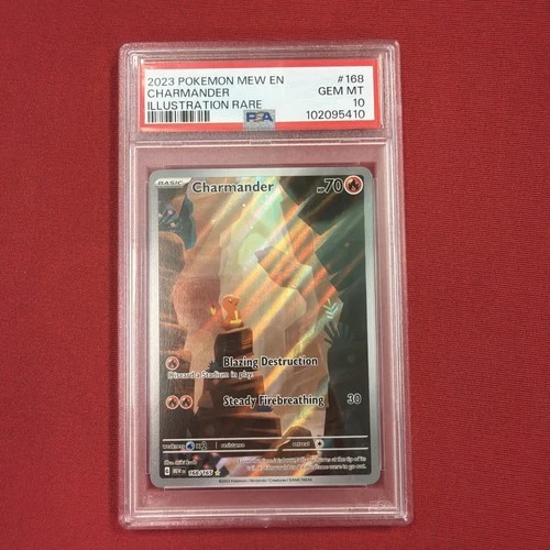 PSA 10 - Charmander 168/165 Scarlet & Violet 151 Illustration Rare