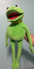 Disney KERMIT THE FROG Hand Puppet 22" Full Body Plush Green Stuffed Animal
