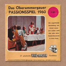 Complete Set of vintage View-Master reels Das Oberammergauer Passionsspiel 1960